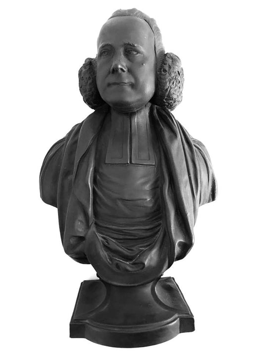 1794 GEORGE WHITEFIELD. Impressive 13 Inch Mourning Bust in Pristine Condition.