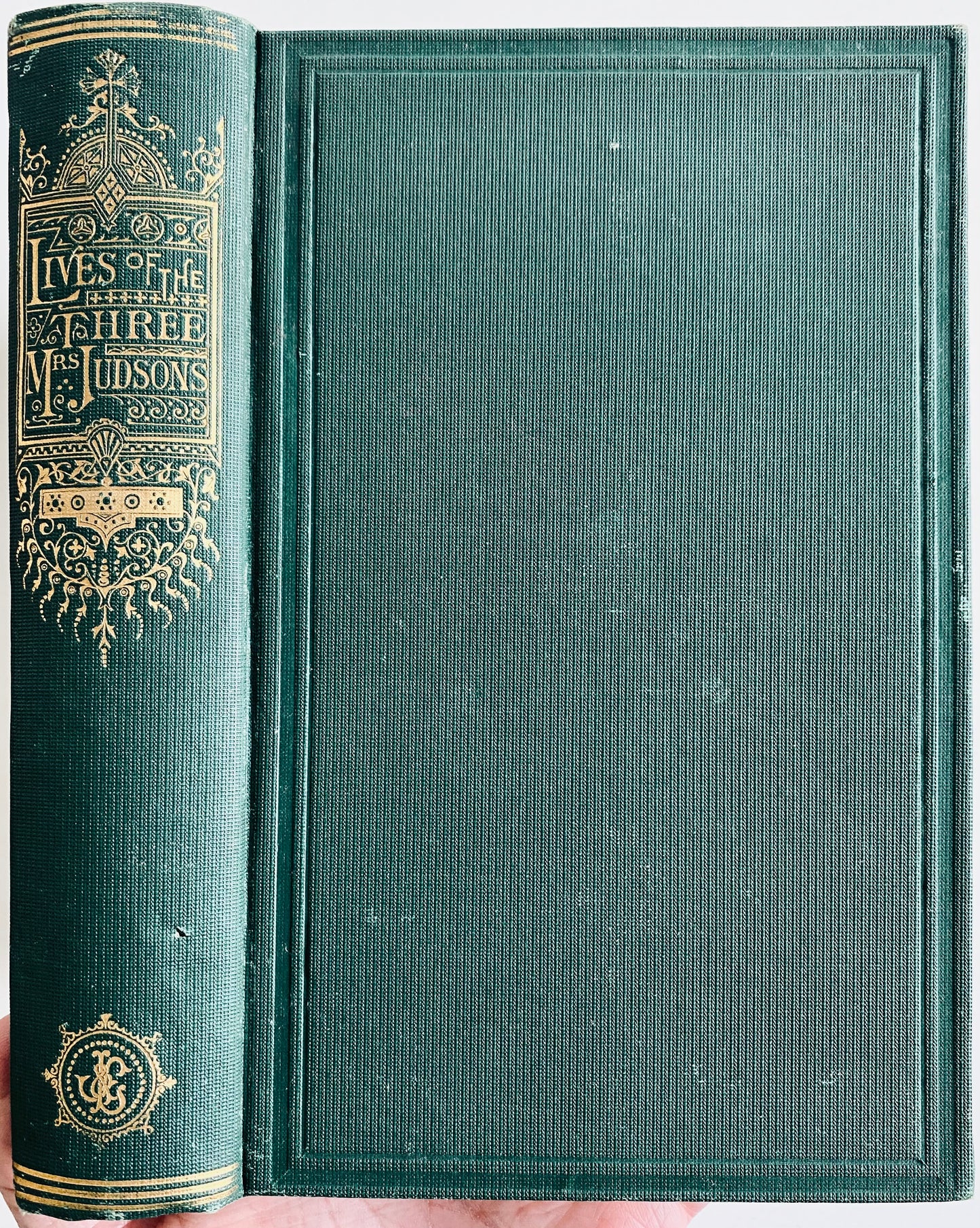 1872 ADONIRAM JUDSON &c. Lives of the Three Mrs. Judsons. First Edition. Fine Copy!