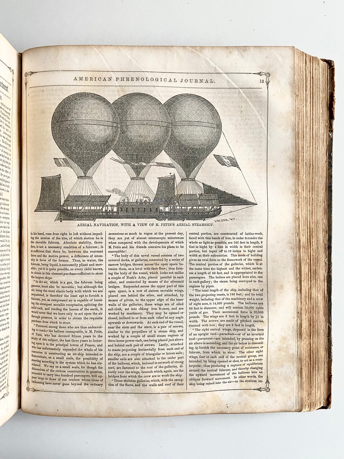 1851-1853 PHRENOLOGICAL JOURNAL. Clairvoyance, Somnambulism, Feminism, Mormonism, etc. Superbly Illustrated.