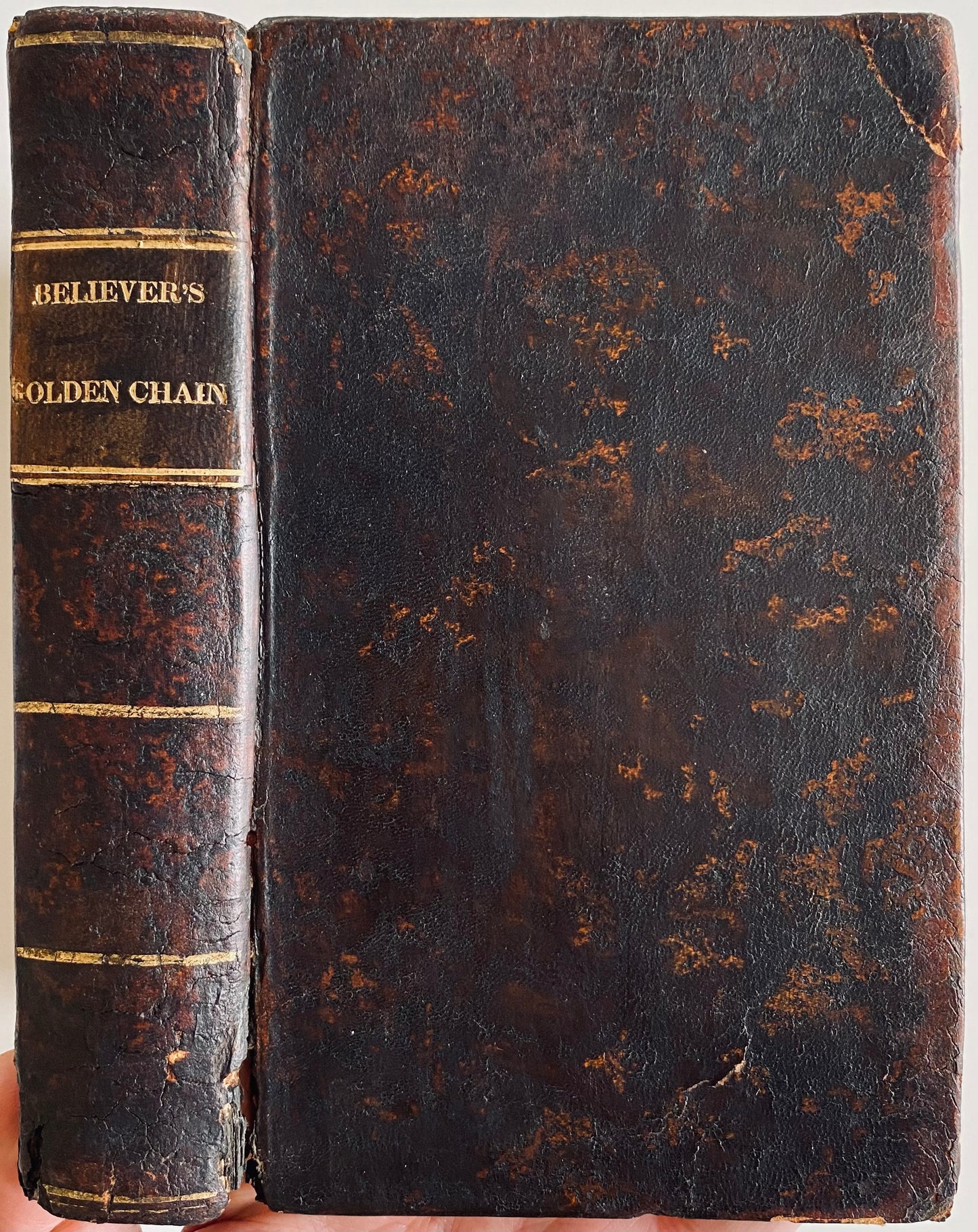 1848 WILLIAM DYER. Believer's Golden Chain [Puritan] + Isaac Watts' Guide to Prayer