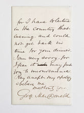 Load image into Gallery viewer, 1868-1897 GEORGE MACDONALD. Small Archive of Letters and Artifacts by C. S. Lewis&#39; &quot;Master.&quot;