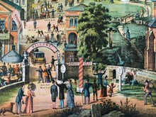 Load image into Gallery viewer, 1892 GAWIN KIRKHAM. 18 x 24 Inch Lithograph, &quot;The Broad and the Narrow Way.&quot;