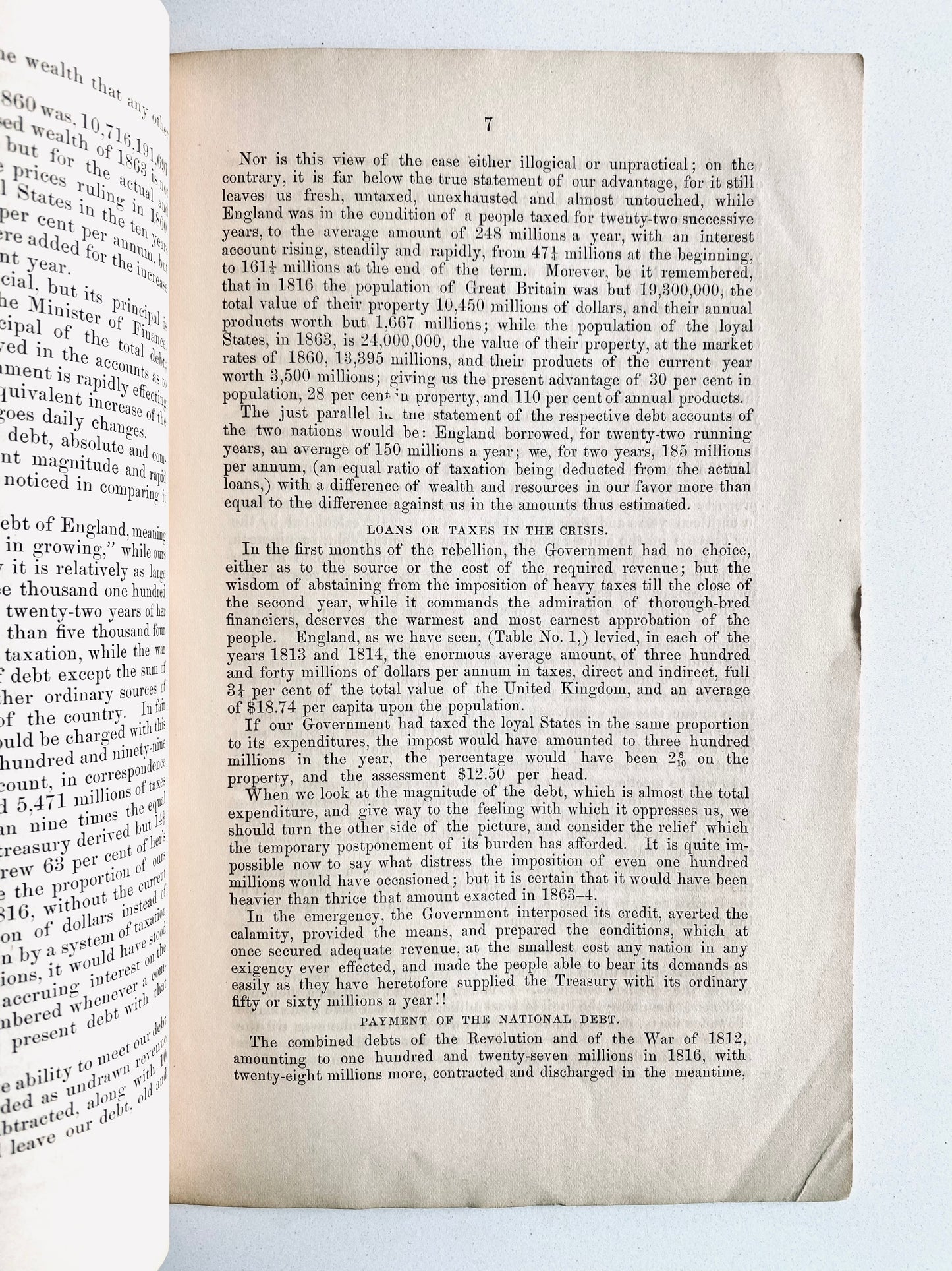 1863 CIVIL WAR. Interesting Work Tabulating what it will Cost to Lose the Confederacy.