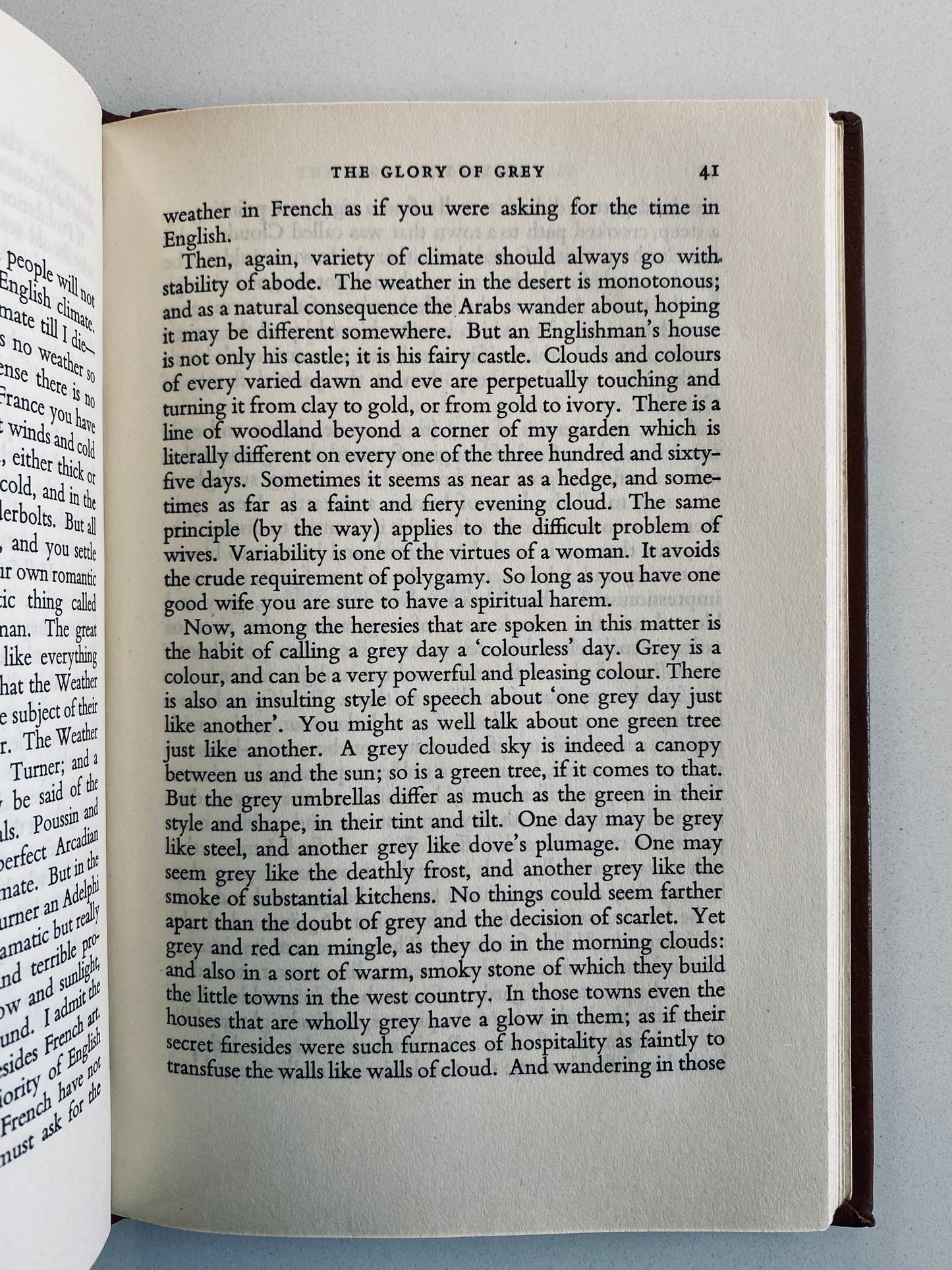 1953 G. K. CHESTERTON. Essays - First Edition in Naive Arts & Crafts Custom Binding