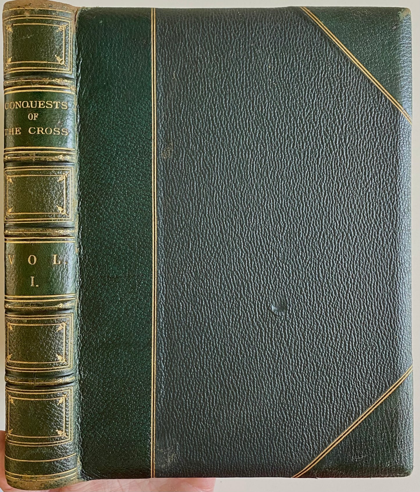 1890 EDWARD HODDER. Conquests of the Cross. Two Volume Fine Binding History of Missions. Beautifully Illustrated.