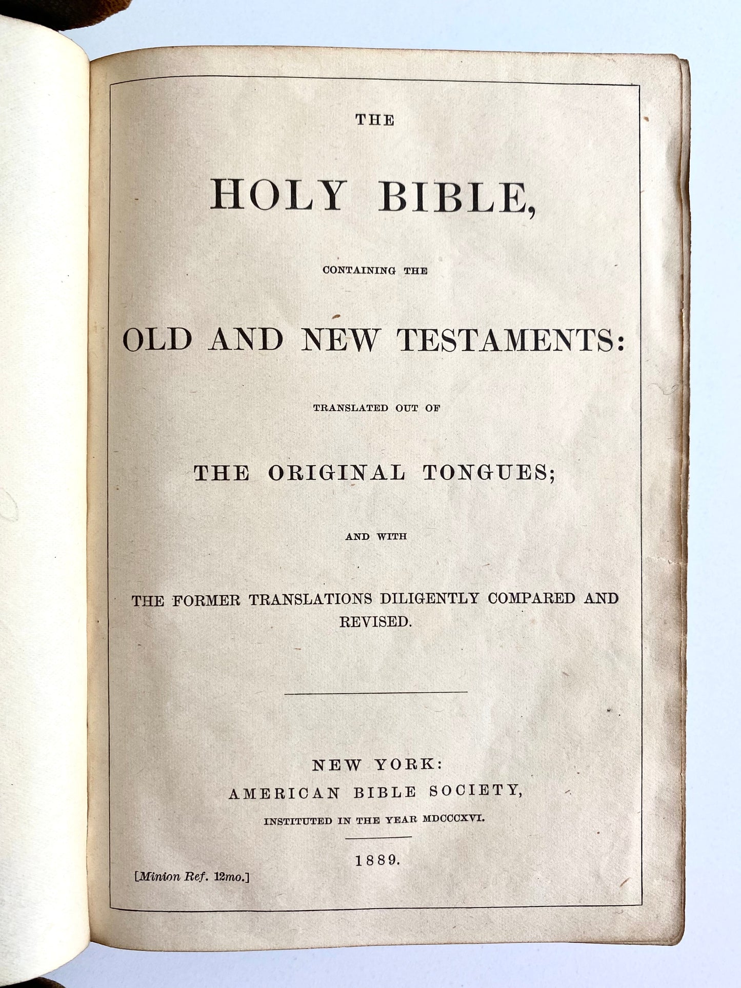 1907 PENTECOSTAL BIBLE. Wonderful Bible of Sing Sing Prison Inmate Baptized in Spirit from Azusa Street!