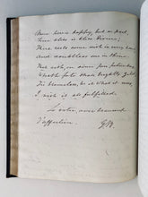 Load image into Gallery viewer, 1824 AUTOGRAPH ALBUM. Missionaries, Divines, Hymn-Writers, &amp;c. Unusually Good Content.