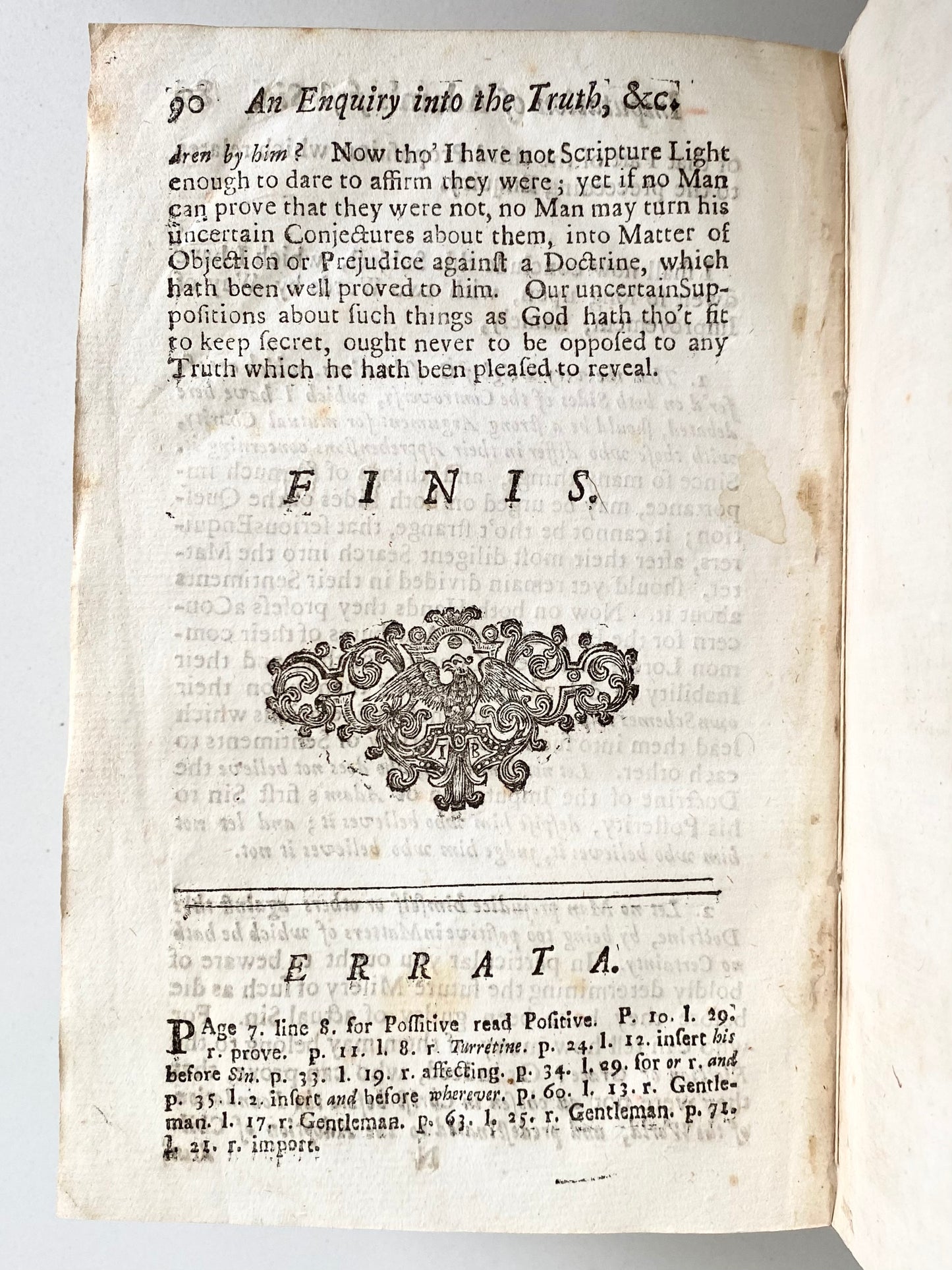 1738 JOHN HANCOCK. The Founding Father's Personal Copy of a Formational Work on Religious and Political Toleration.