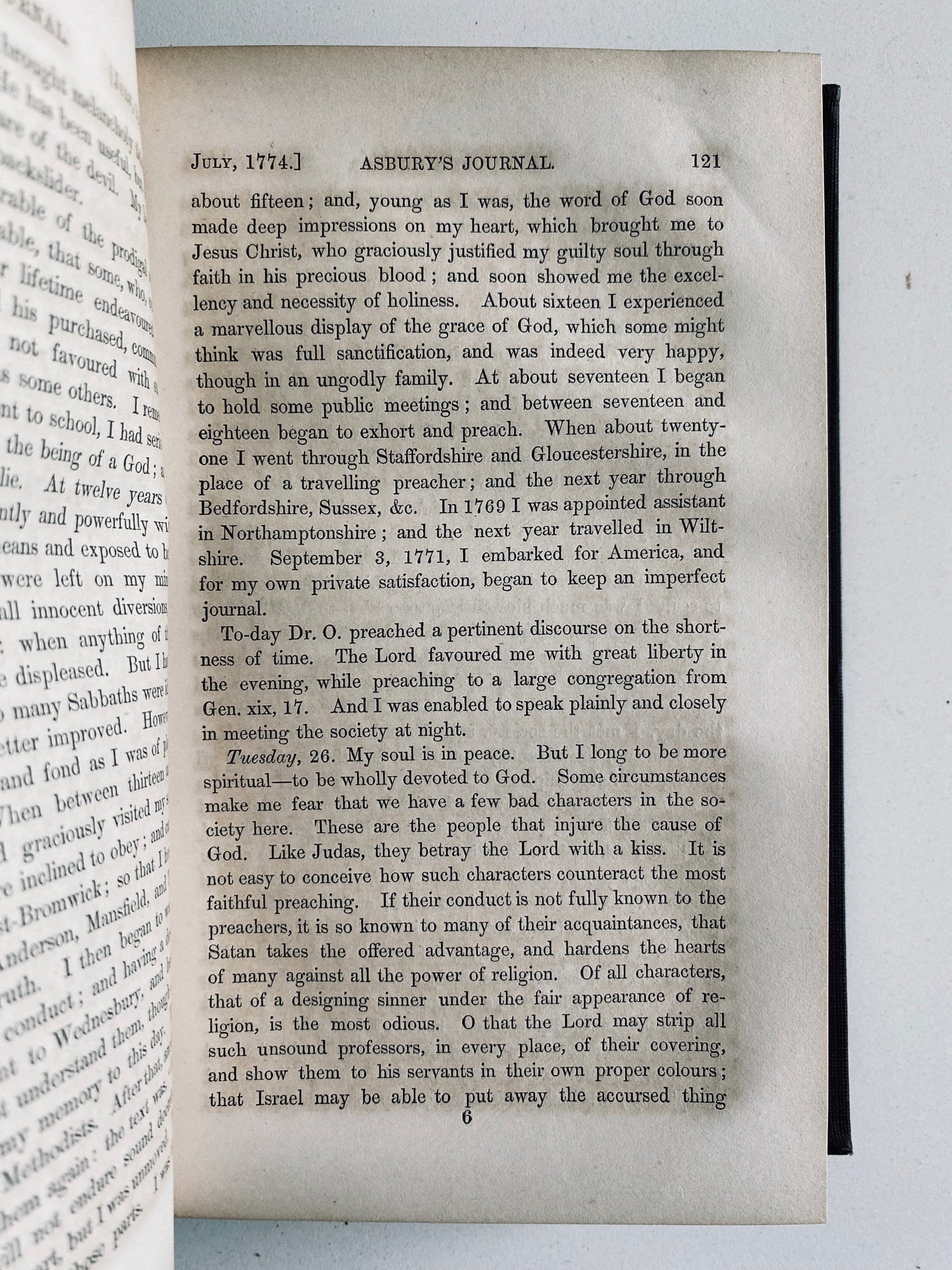 1852 FRANCIS ASBURY. The Journal of the Rev. Francis Asbury. Very Crisp, Clean Set. Classic Methodist