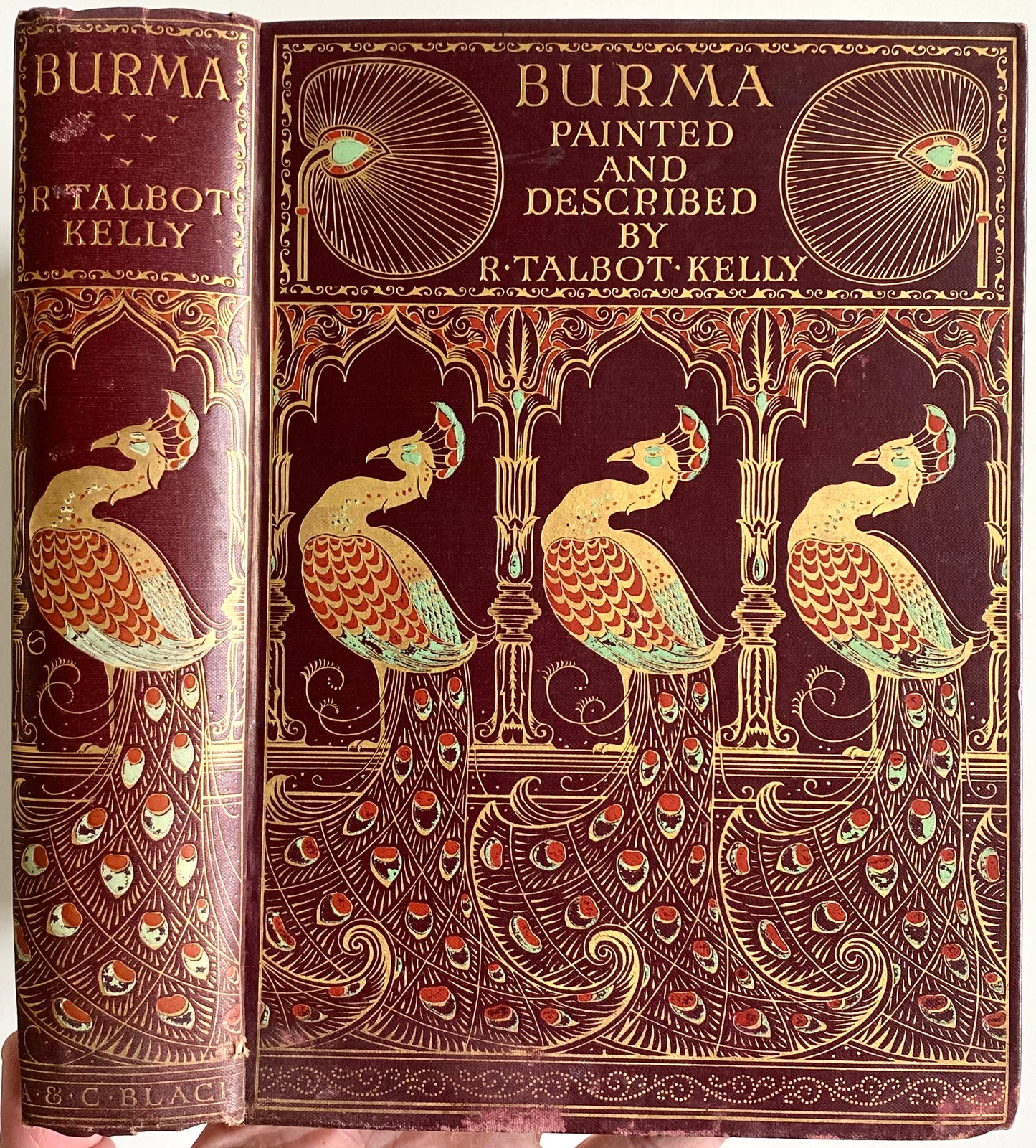 1905 BURMA | MYANMAR. Burma Painted and Described by R. Talbot Kelly. Stunning Production.