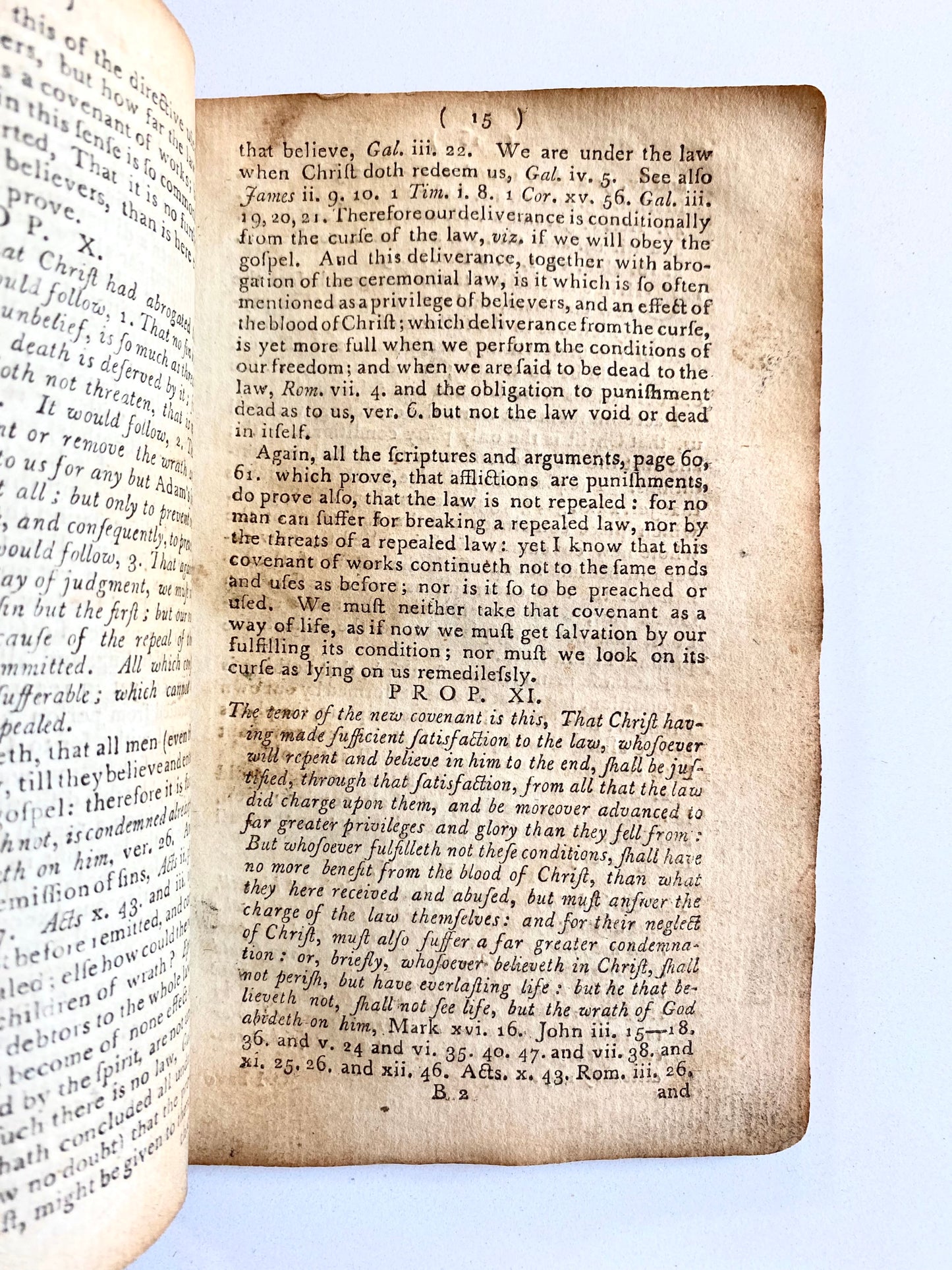 1784 JOHN WESLEY. Extract of Richard Baxter's Aphorisms of Justification. Very Rare!