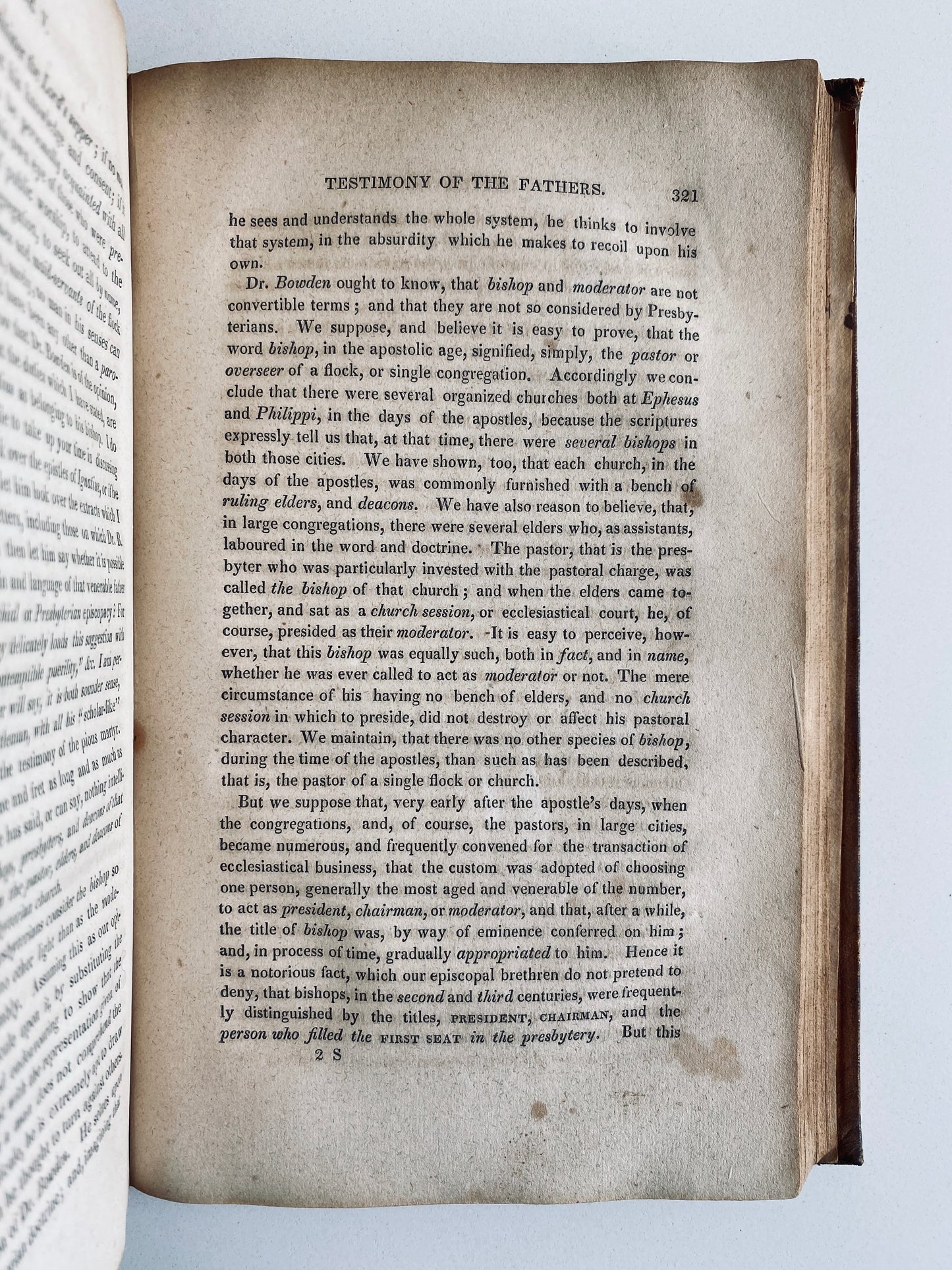 1830 SAMUEL MILLER. Rare Letters on the Christian Ministry Presented by Samuel Miller to John H. Rice!