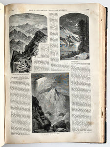 1875 ILLUSTRATED CHRISTIAN WEEKLY. D. L. Moody & Sankey Revivals, Haystack Prayer Revival, 12 x 16 Inch Folio Engravings!