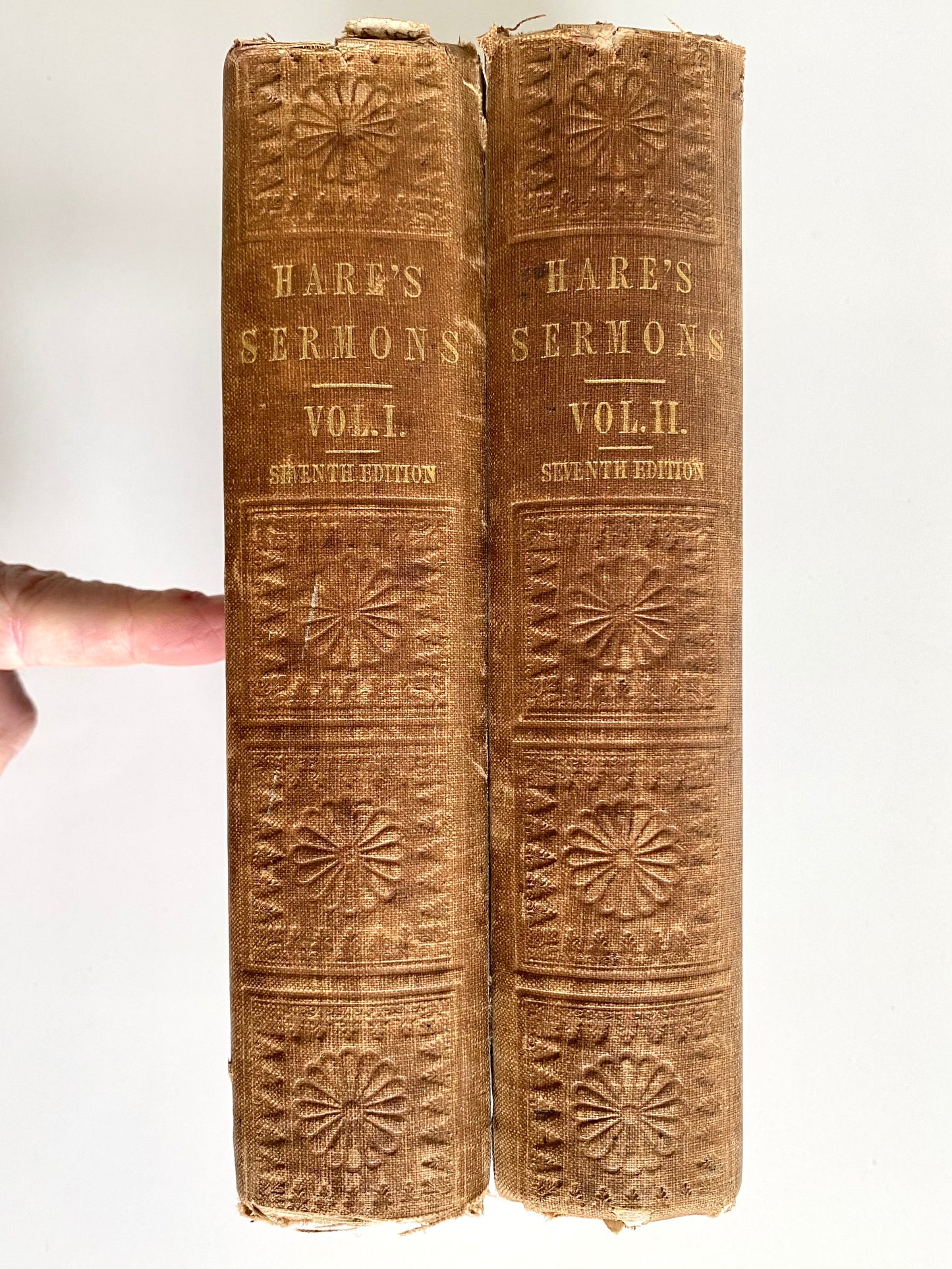 1851 AUGUSTUS WILLIAM HARE. Sermons to a Country Congregation - Two Volumes.