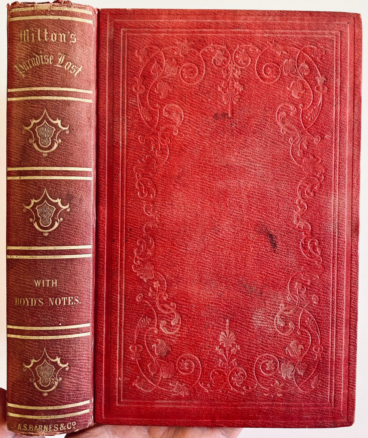 1852 JOHN MILTON. Paradise Lost with Superb American Etchings.