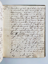 Load image into Gallery viewer, 1813 METHODIST MANUSCRIPT. The History, Minutes, Slip Rents, &amp;c of the Methodist Episcopal Church at Fort Ann, New York