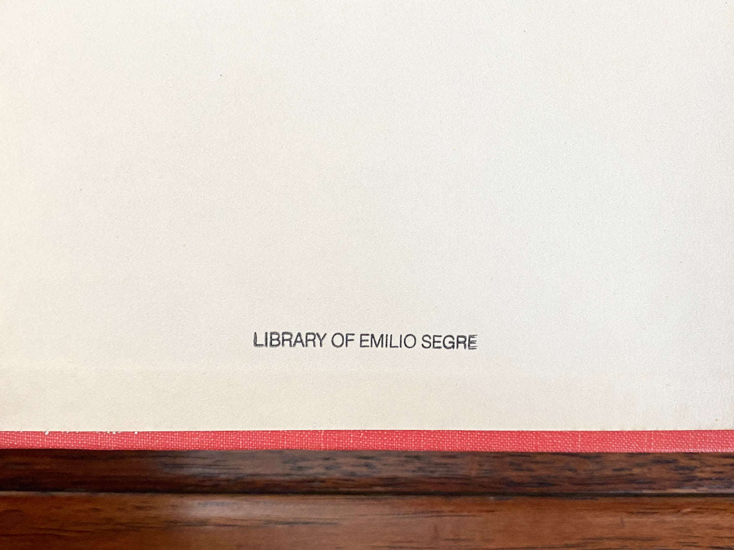 EMILIO SEGRE. 41 Volumes Nuclear Physics Owned by Atomic Bomb, Manhattan Project Physicist!