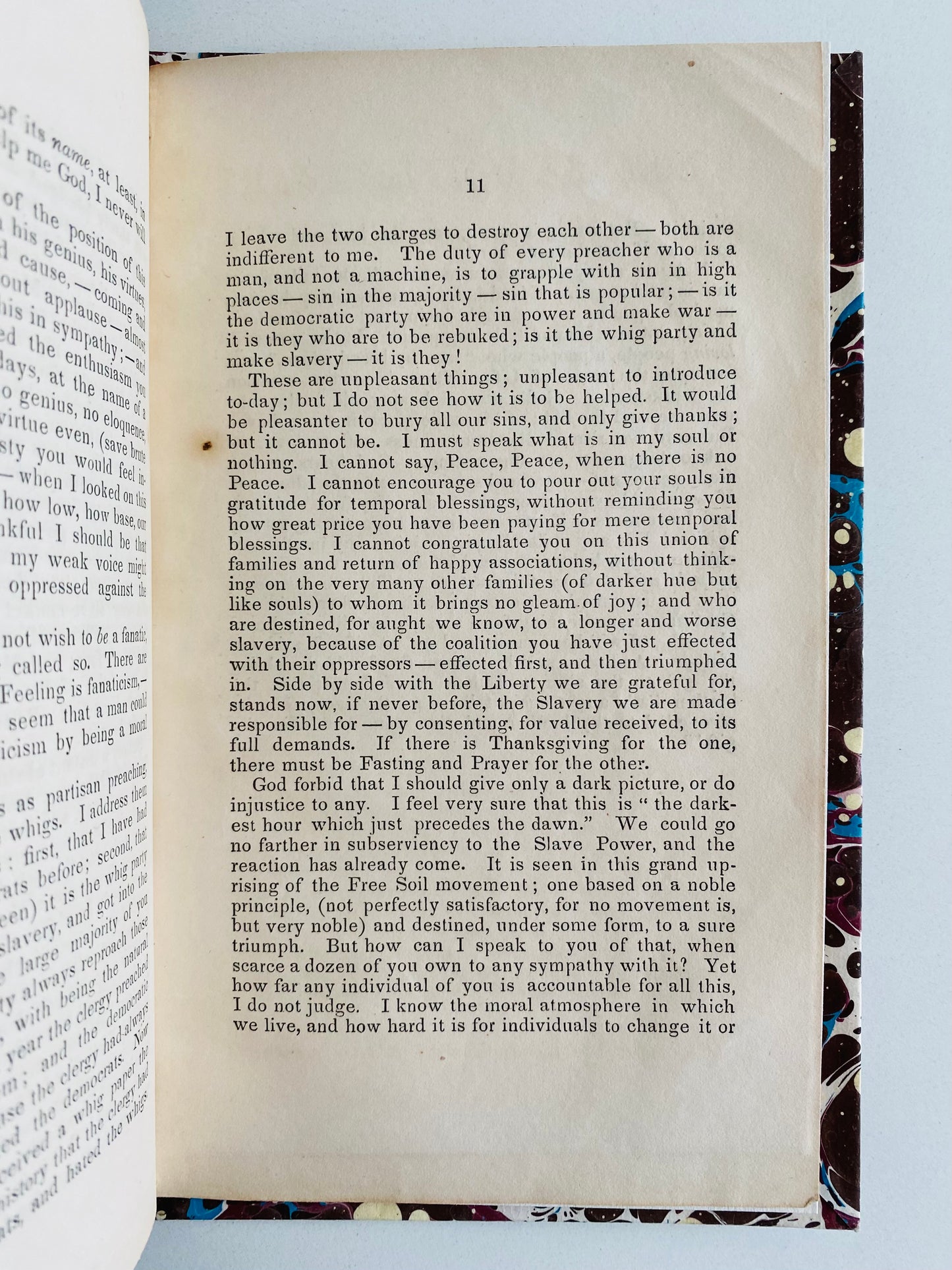 1848 THOMAS W HIGGINSON. A Sermon on Slavery by Colonel of the First Black Regiment in the Civil War.