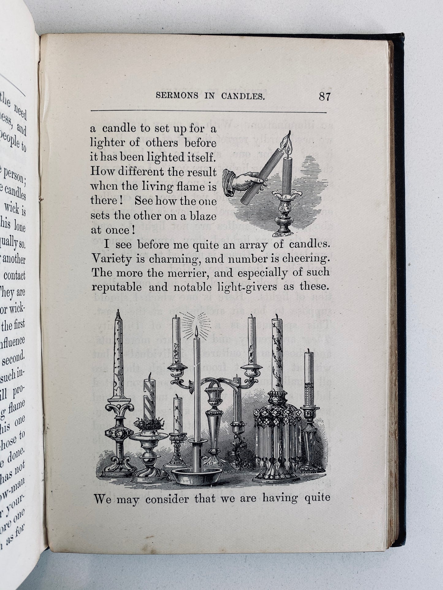 1891 C. H. SPURGEON. Sermons in Candles. Fine Victorian Binding. Second Edition.