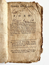 Load image into Gallery viewer, 1788 JOSEPH WITTER. A Poem on Gravity and Motion. Devotion through the New Astronomy.