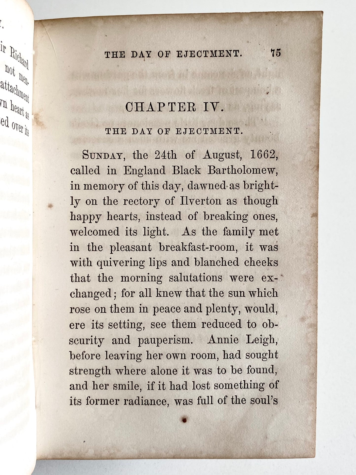 1662 / 1864 S. T. MARTYN. Historical Tale of the Great Ejection of 1662 - Puritans.