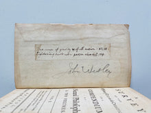 Load image into Gallery viewer, 1744 JOHN WESLEY - VICTORY PURDY. Early Methodist Archive of Manuscript and Provenanced Items!