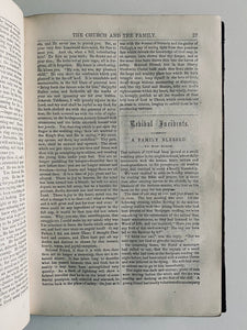 1860-61 HOME PIETY REVIVAL MAGAZINE. Superb 1859 Prayer Revival Periodical for the Family.