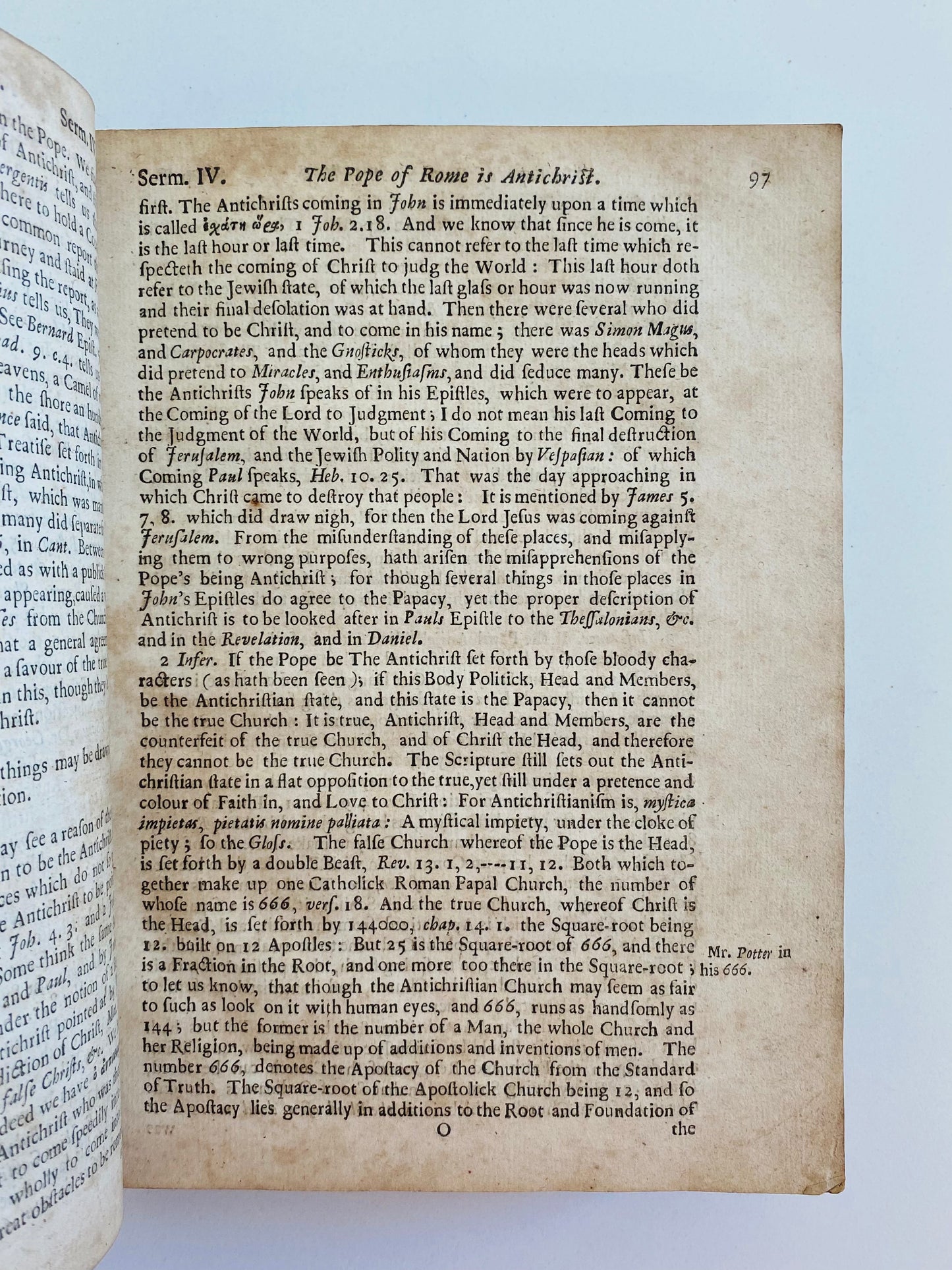 1675 PURITAN & COVENANTER. Rare Morning-Exercises Against the Doctrines of Popery.