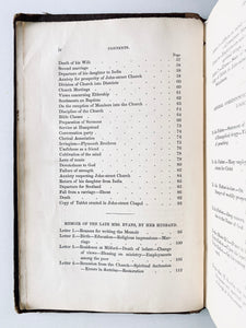 1852 JAMES HARINGTON EVANS. Memoirs & Remains. Pastor of Robert Cleaver Chapman + Edward Irving Content, etc.