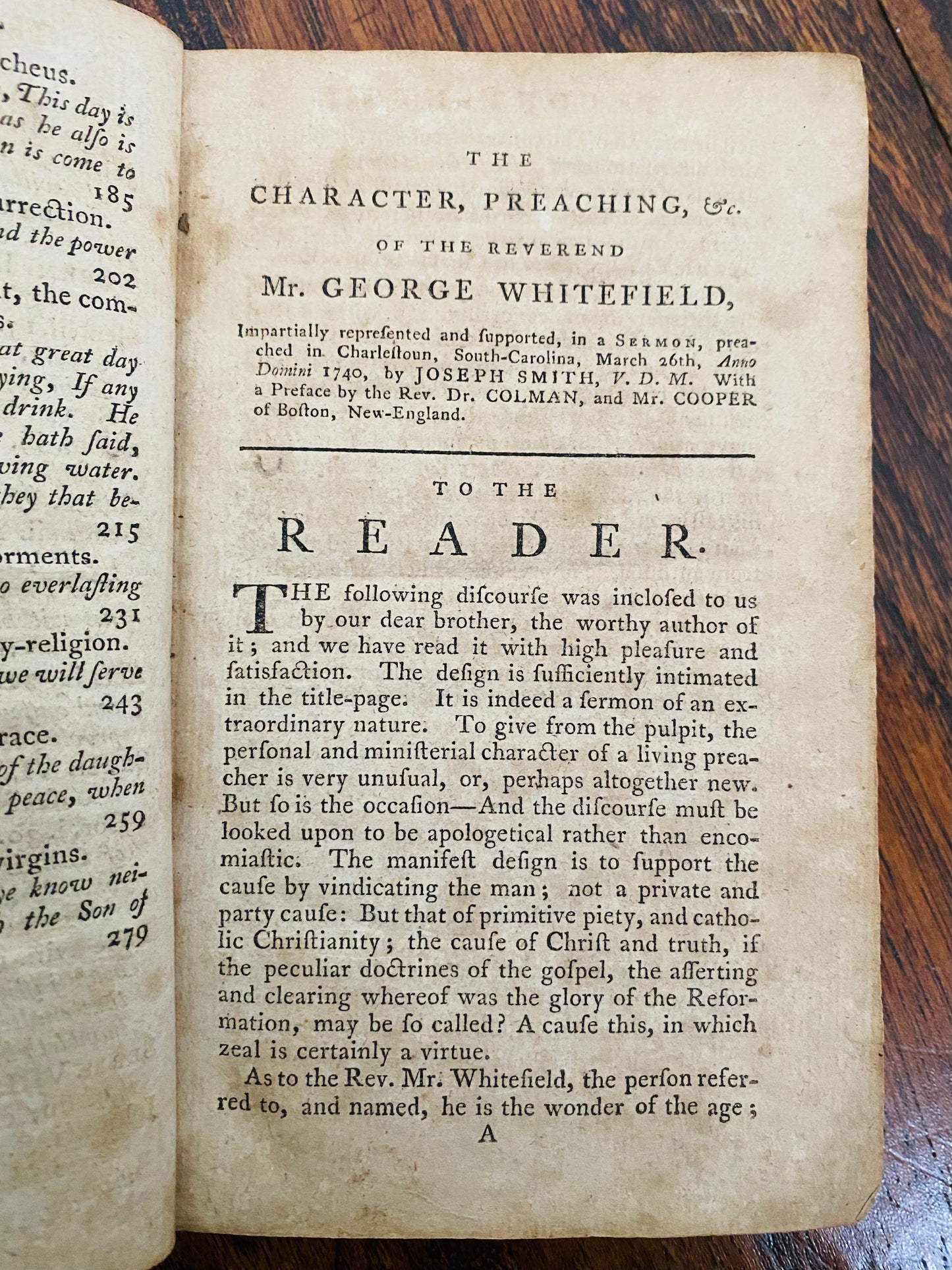 1785 GEORGE WHITEFIELD. Fifteen Sermons on Important Subjects. Scottish Edition with First Biographical Sermon