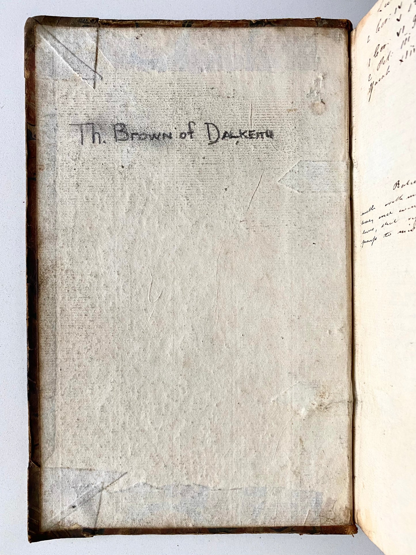 1812 THOMAS BROWN. 292pp Unpublished Scottish Presbyterian Sermons by Son of John Brown of Haddington!