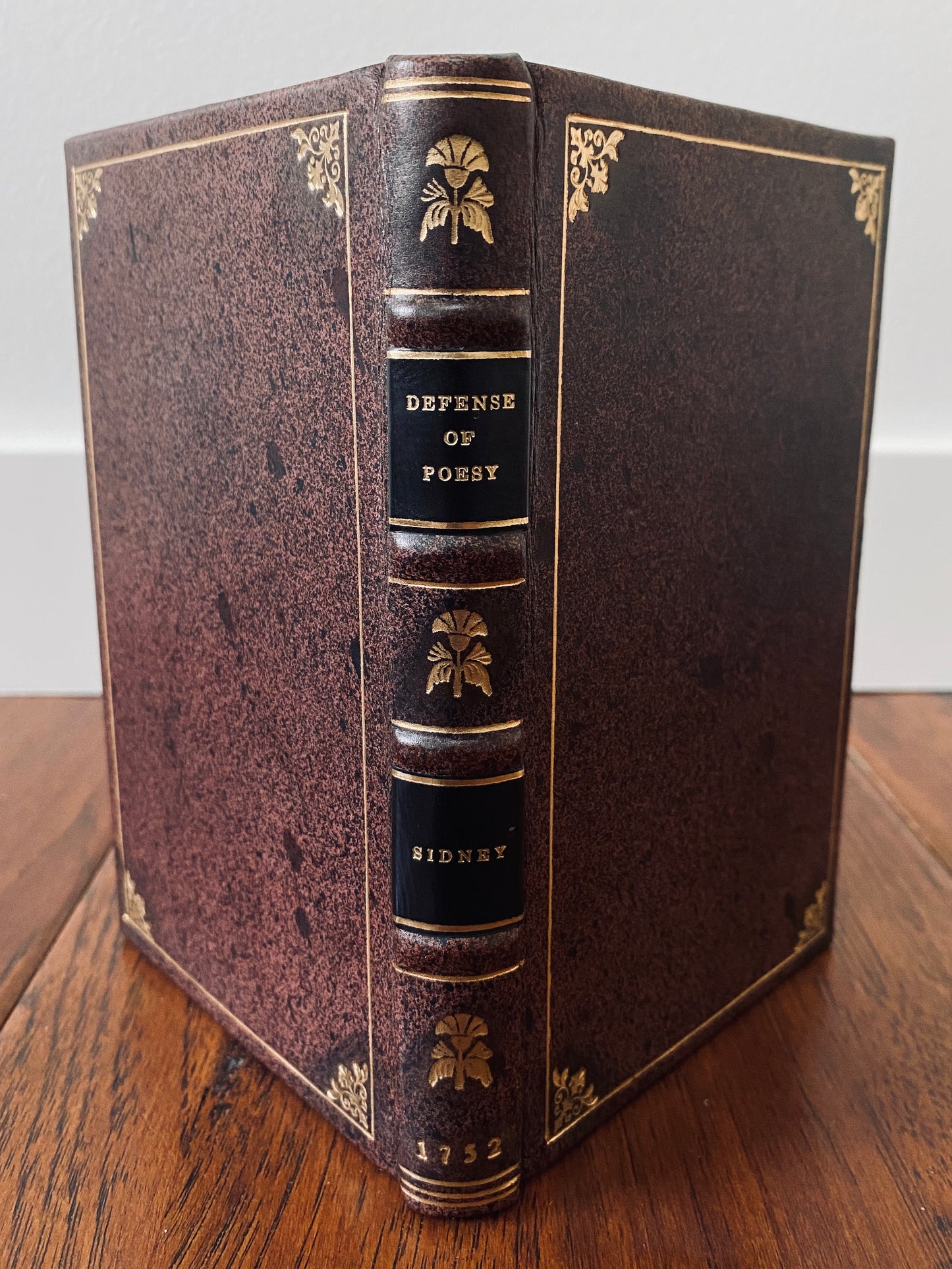 1752 SIR PHILIP SIDNEY. The Defense of Poesy. Rare Second Edition from the 1595 First Edition.