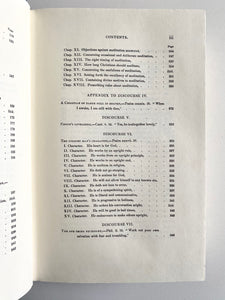 1829 THOMAS WATSON. Rare Puritan Discourses - Two Volumes in One. Soli Deo Gloria Ed. Out of Print.