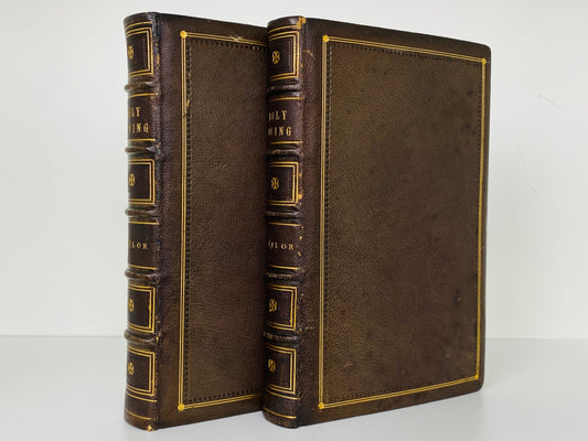 1857 JEREMY TAYLOR. Exercises of Holy Living & Holy Dying in Fine Thomas Kerslake Binding!