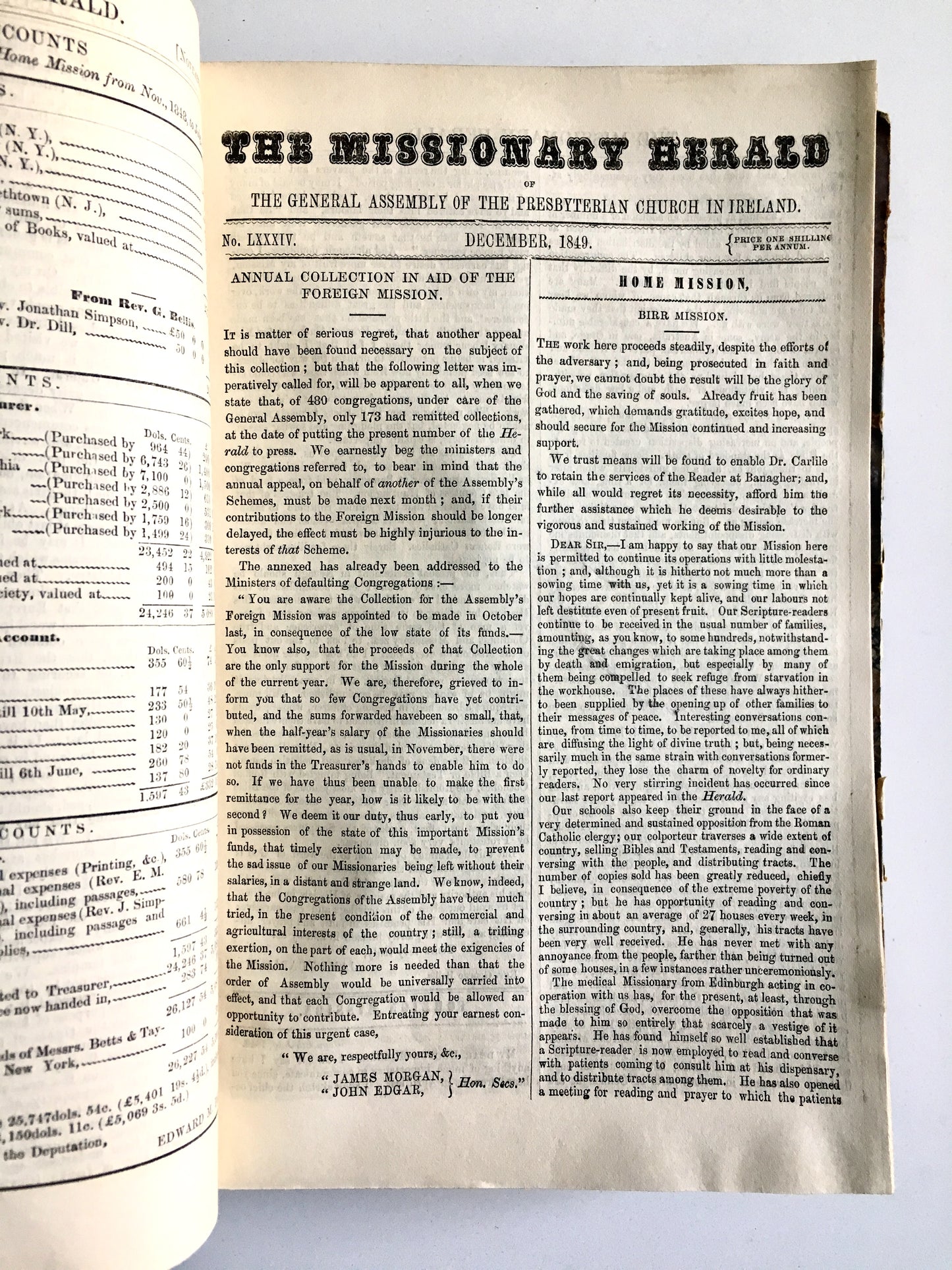 1848-55 IRISH MISSIONARY HERALD. Revivals, Missions to the Jews, Presbyterian, Missionaries, etc.