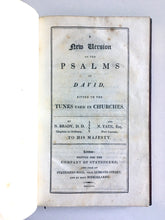 Load image into Gallery viewer, 1810 SLAVERY | ABOLITION. Psalm Book of One of the Most Notorious Slave Owners in England