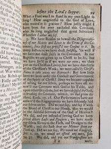 1727 MATTHEW HENRY. The Communicant's Compantion; Helps to Receiving Jesus through the Lord's Supper