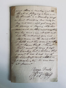 1861 CIVIL WAR LETTER. I'm in this War only to Save the Jackass Necks in Washington!
