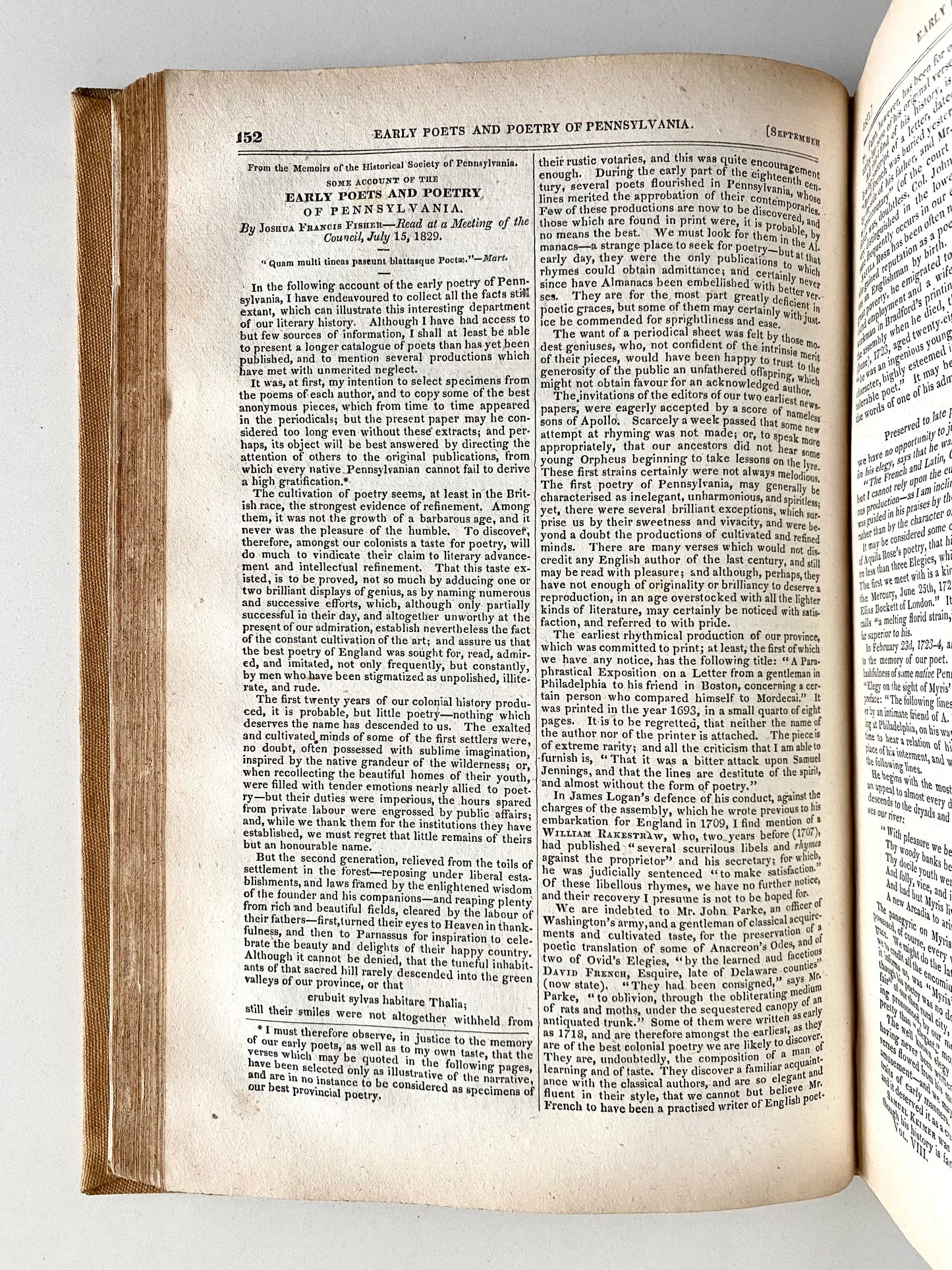 1832 PENNSYLVANIA REGISTER. Slavery, Emigration, William Penn, Colored Persons, Free Trade, &c