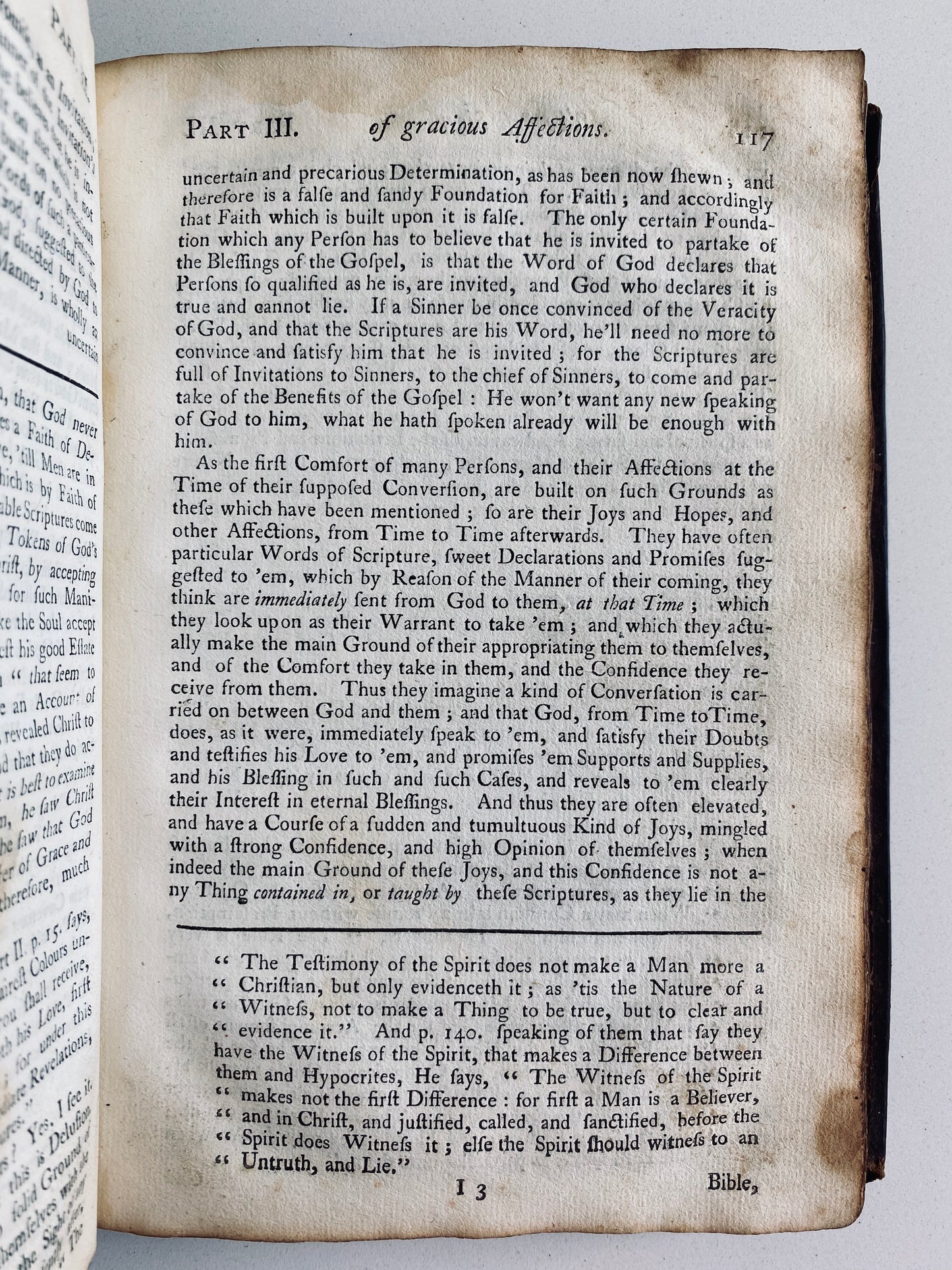 1746 JONATHAN EDWARDS. Religious Affections. First Edition of Significant Great Awakening Text w/ Fascinating Provenance