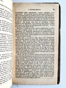 1875 THE OLD PATHS. Rare Baptist Revivalist Periodical - Rejecting Ministry of D. L. Moody &c.