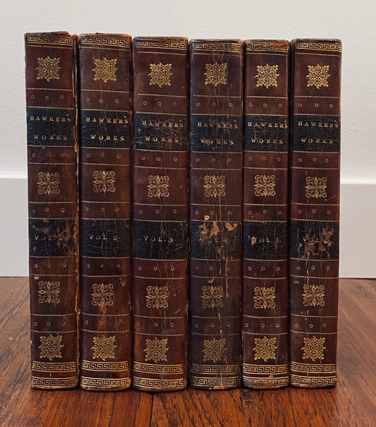 1804 ROBERT HAWKER. The Works of Robert Hawker. Six Volumes. Full Leather. Spurgeon Recommends.