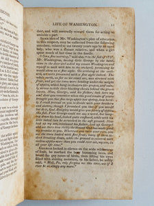 1808 GEORGE WASHINGTON. 1st Biography of Washington by Pastoral Friend. Self-Published w/Rare Engraving.