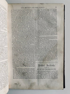 1860-61 HOME PIETY REVIVAL MAGAZINE. Superb 1859 Prayer Revival Periodical for the Family.