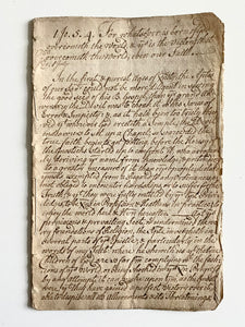 1752 RELIGIOUS LIBERTY. 56.5 Page MSs Against Scottish Presbyterians & Political and Religious Liberty.