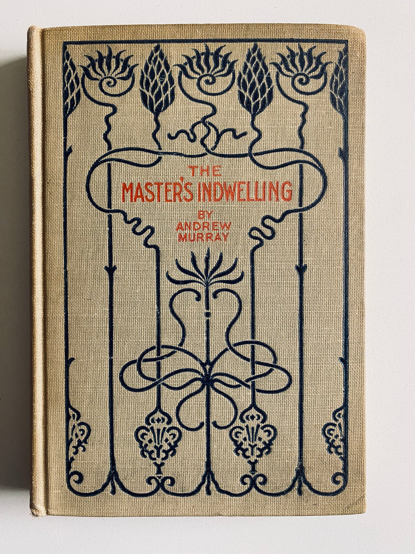 1896 ANDREW MURRAY. The Master's Indwelling in Charming Victorian Binding.