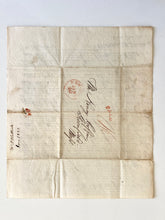 Load image into Gallery viewer, 1832 WILLIAM A. HALLOCK. Rare Circular &amp; Autograph Letter by Founder of the American Tract Society.