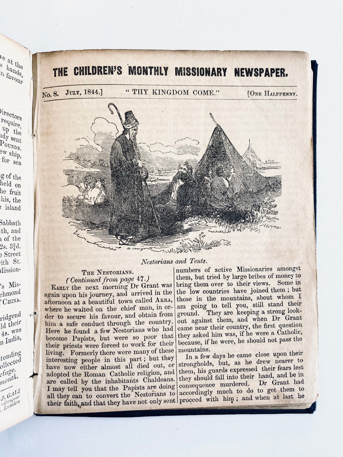 1845 MONTHLY MISSIONARY NEWSPAPER. Tahiti, Count Zinzendorf, Negro Slaves, Moravians Missions