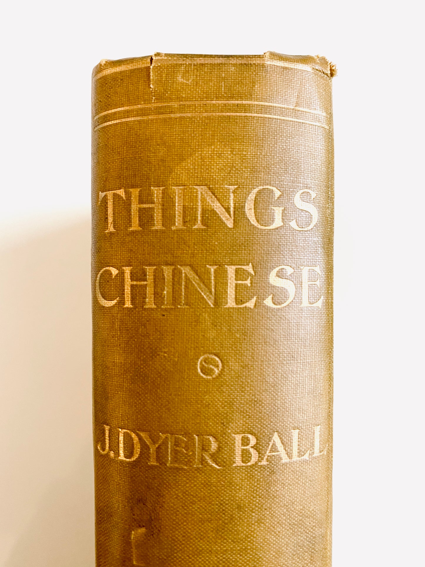 1903 J. DYER BALL. Things Chinese; or Notes Connected with China. RARE VAN GULIK OWNERSHIP!