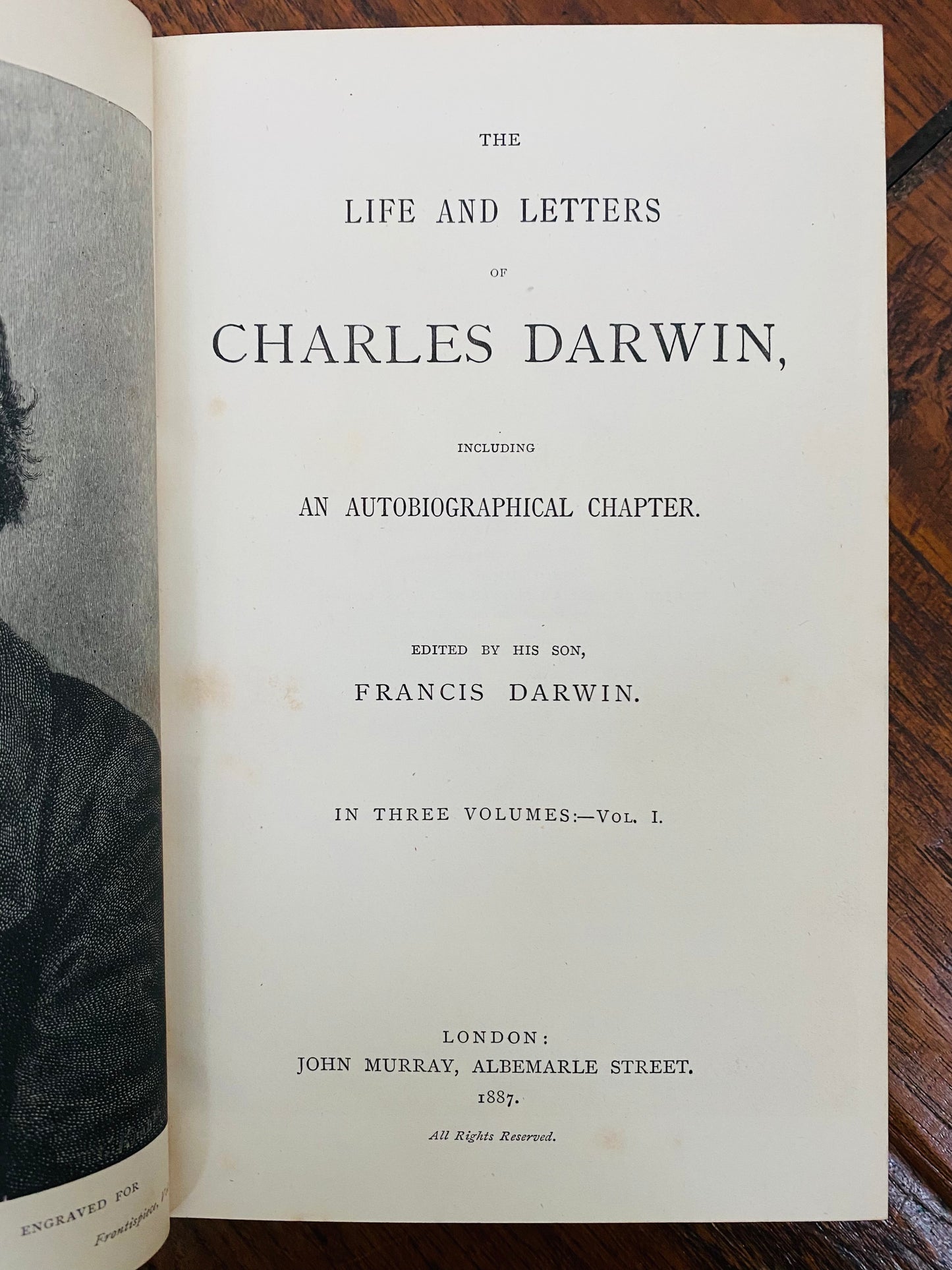 1860 CHARLES DARWIN. Fine Assemblage of Five Early Charles Darwin Imprints.